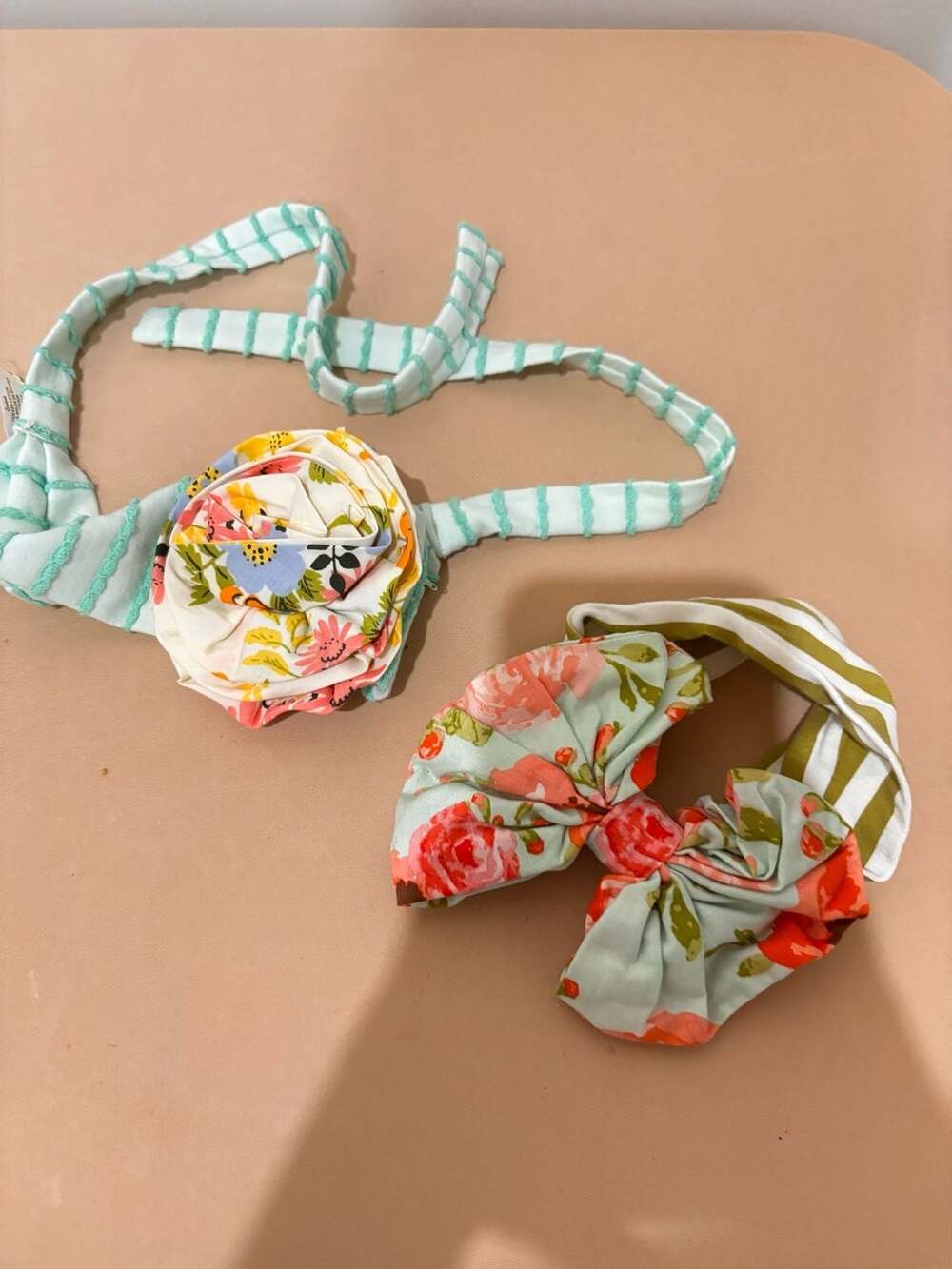 Matilda Jane Clothing Headband Set Floral Bow Lot of 2